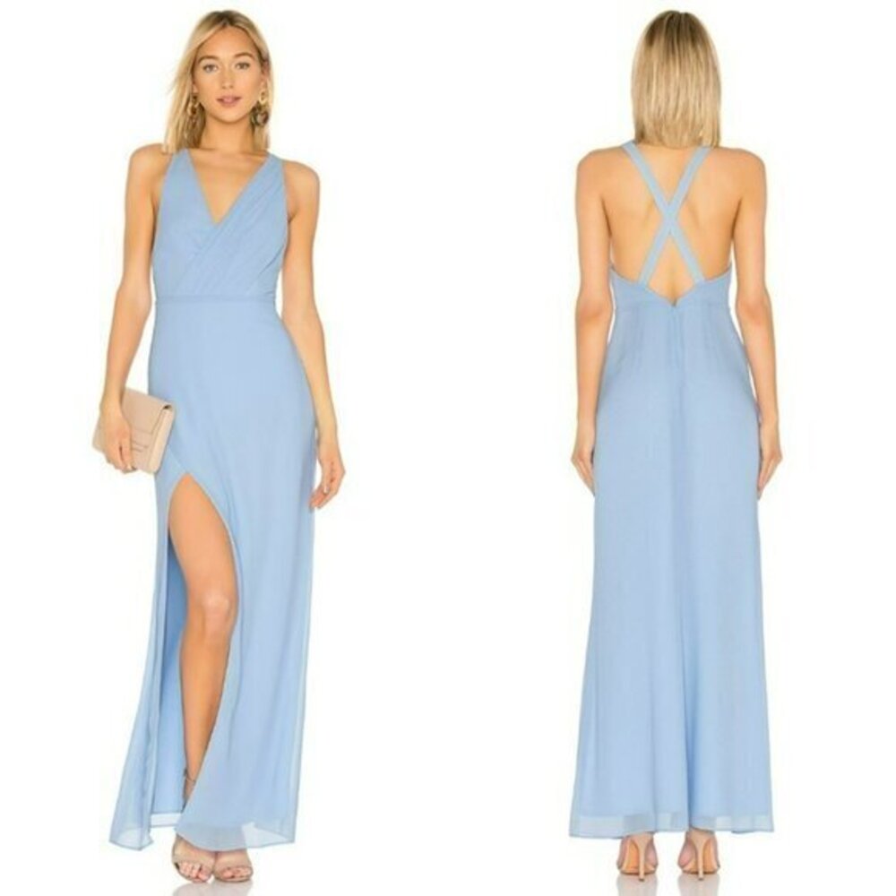 MAJORELLE Petunia Gown - Baby Blue